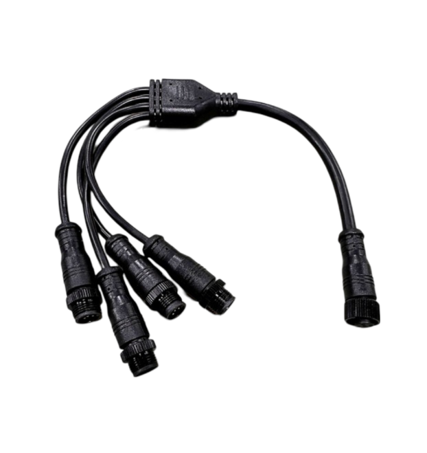 Splitter Cable for 45 LED Pod, 5 Pin, 4 Way Splitter, RGB+W, G-Series