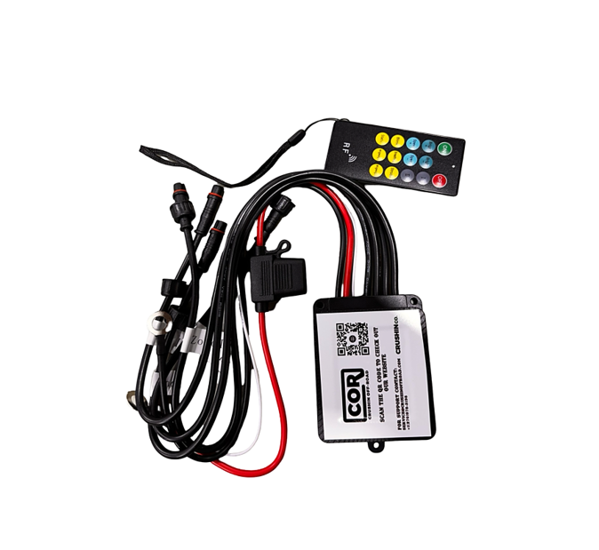 2 Wire 2 Zone Single Color 30AMP Bluetooth Controller Kit