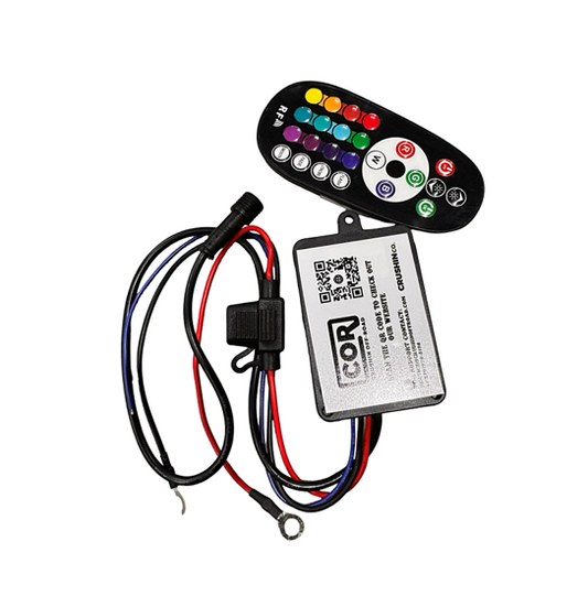 4 Wire RGB Bluetooth Controller Kit, 24 Button Remote BLEDIM App