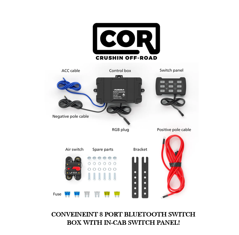 8 Port Multi-Switch Bluetooth Panel System Control Kit
