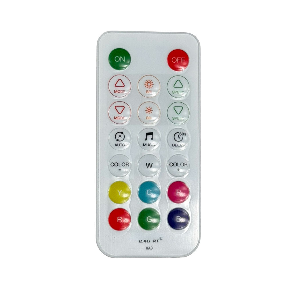 4 Piece RGB+W 45 LED Pod with Dual Zone Controller, 1710 Lumen, G-Series