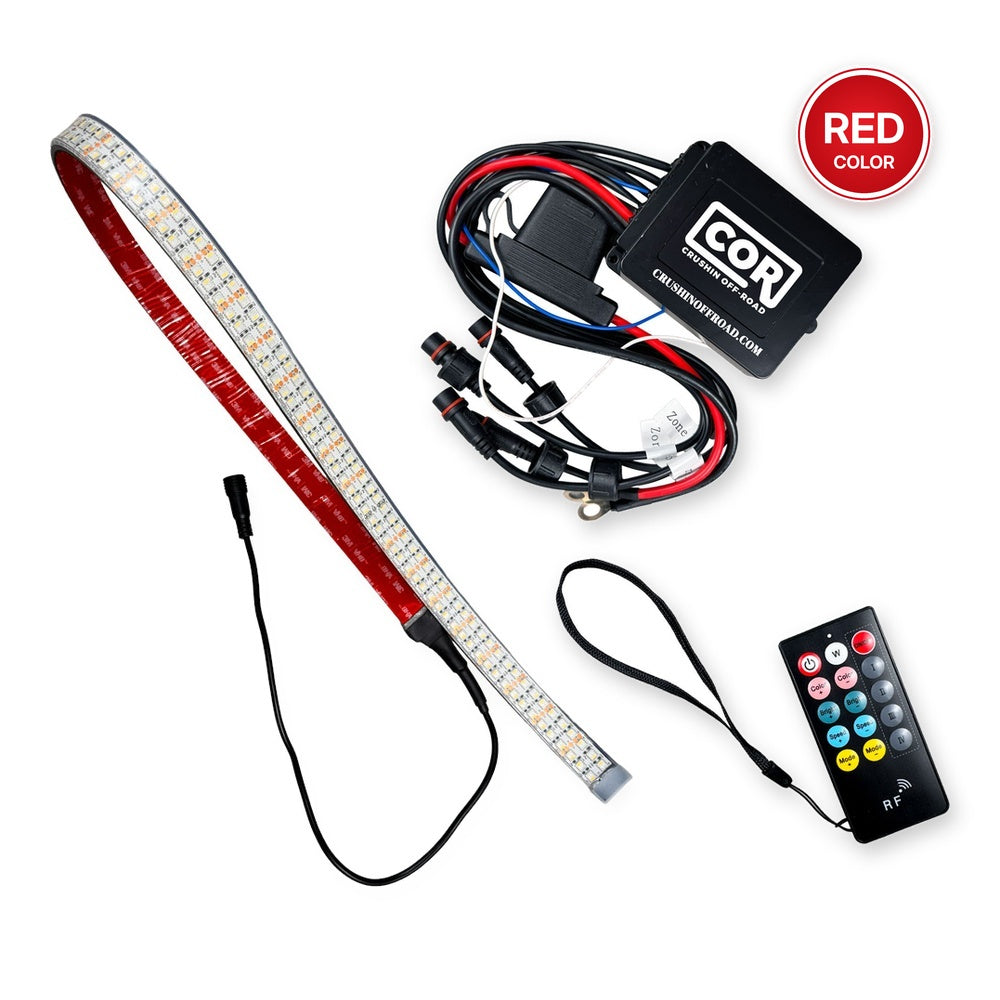 Red LED Portal and Light Strips, Double Row