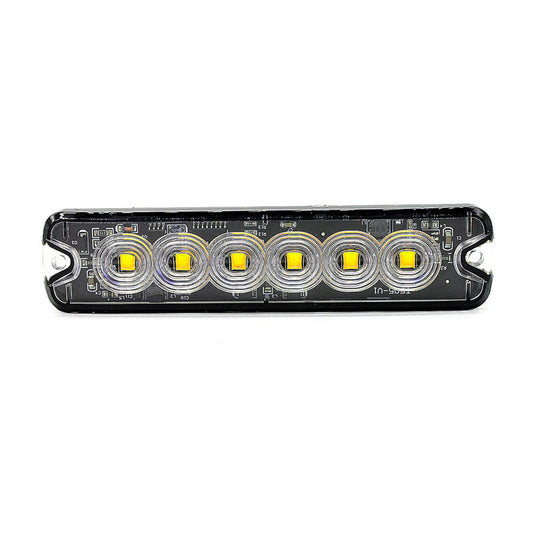 5" Mini-X White, Synchro, Flush Mount Strobe, 19 Pattern