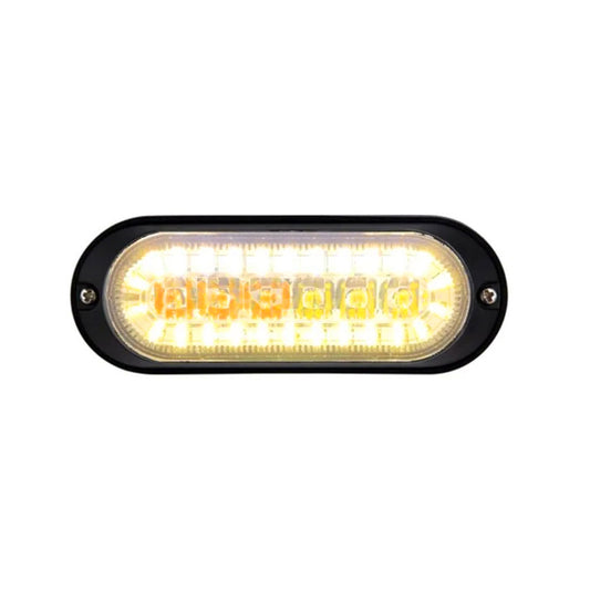 5" Amber LED Strobe Light with Built in Work Light