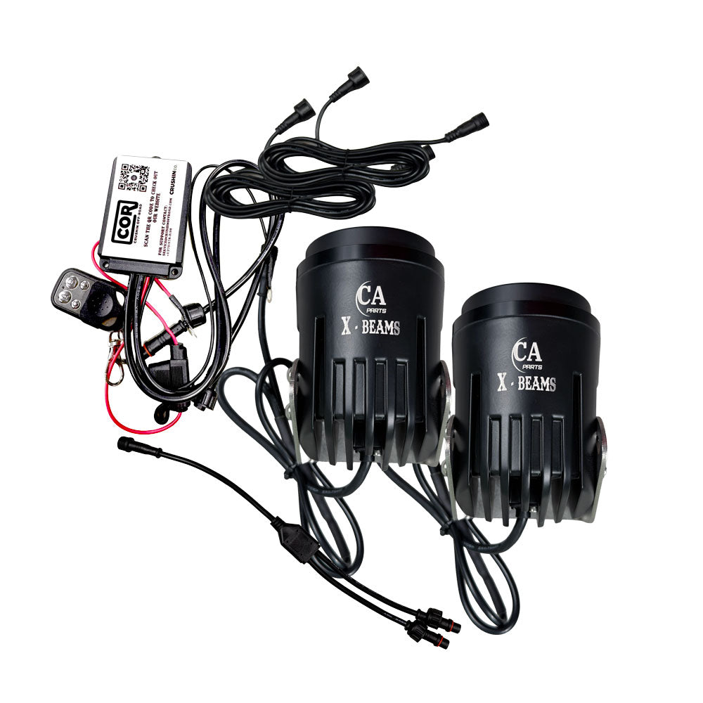 Comblete Kit of X-Beam Laser LED Beams, Controller & Cable Kit, X-SERIES